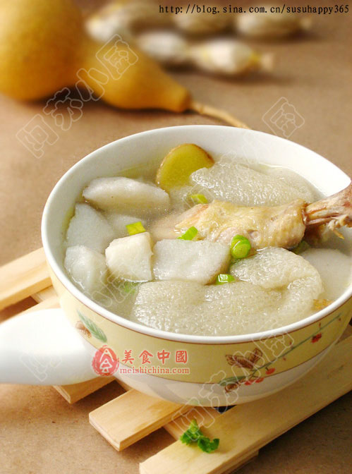 雞腿竹蓀山藥湯