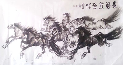 徐麗——“盛世中國”書畫界最具貢獻(xiàn)人物獻(xiàn)禮建國65周年 徐麗作品2