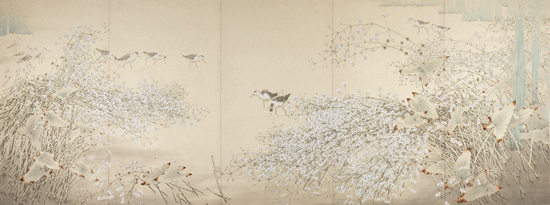 清秋夢里茨花香179x469cm