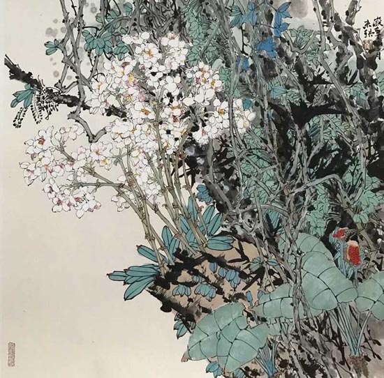 春園小趣 68x68cm