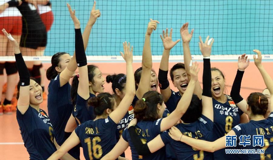 (體育)(6)排球——女排世界杯:中國(guó)隊(duì)奪冠 (體育)(6)排球——女排世界杯:中國(guó)隊(duì)奪冠