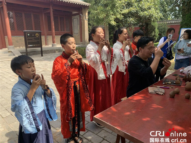 【中國夢黃河情】走進(jìn)武陟:黃河第一觀史述黃河 人民勝利渠造福人民_fororder_黃河泥塤表演