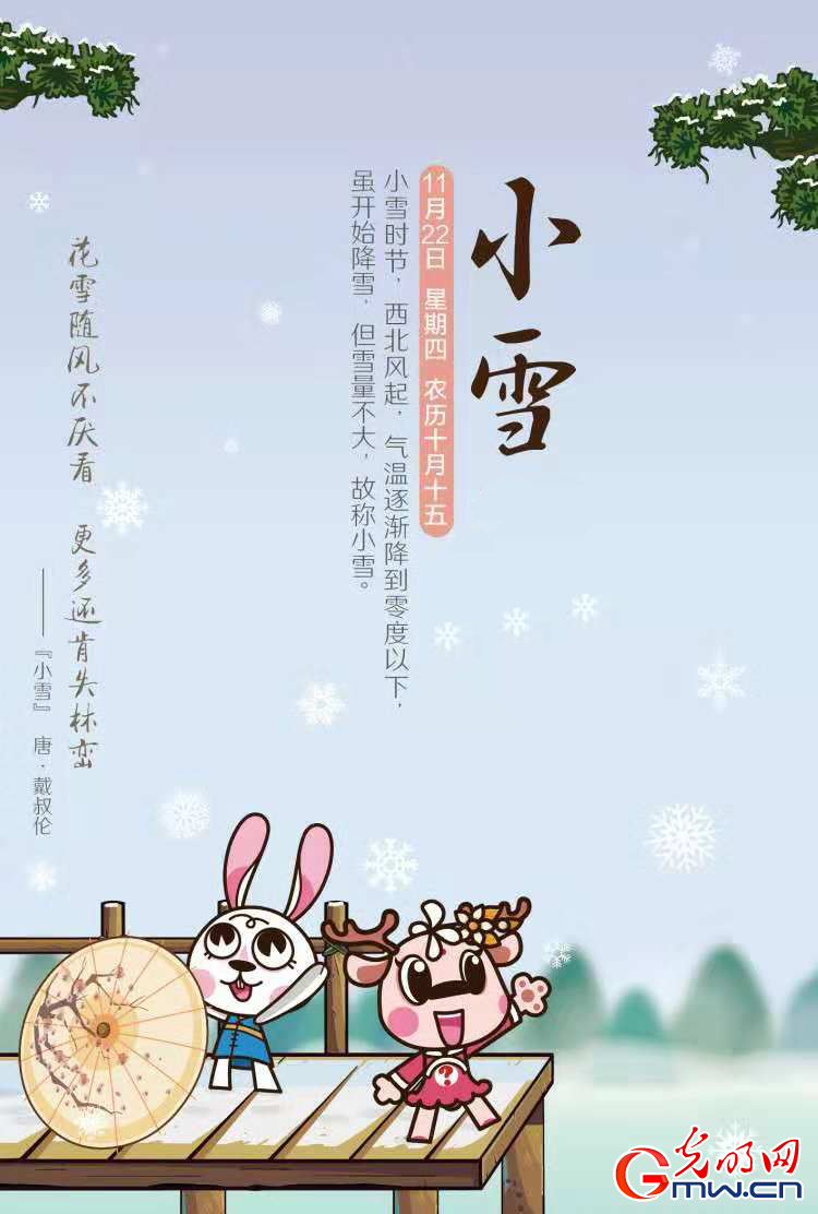 【網(wǎng)絡(luò)中國節(jié)】二十四節(jié)氣:一分鐘帶你了解小雪