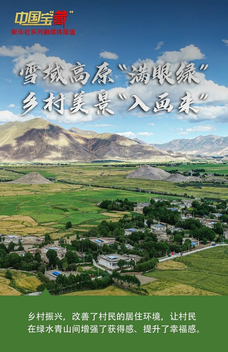 中國(guó)寶“藏” 雪域高原“滿(mǎn)眼綠” 鄉(xiāng)村美景“入畫(huà)來(lái)”